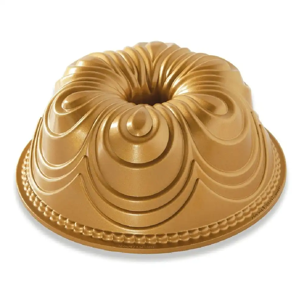 NORDIC WARE CAST ALUMINIUM GOLD CHIFFON BUNDT PAN 22cm