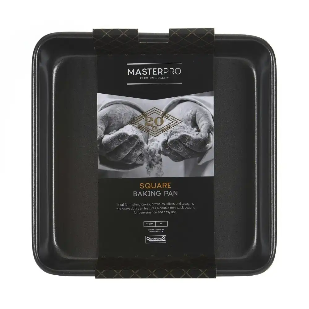 MasterPro NON STICK SQUARE BAKE PAN 23 x 23cm