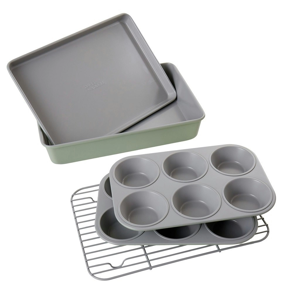 Davis & Waddell Manor 5 Piece Bakeware Set Green