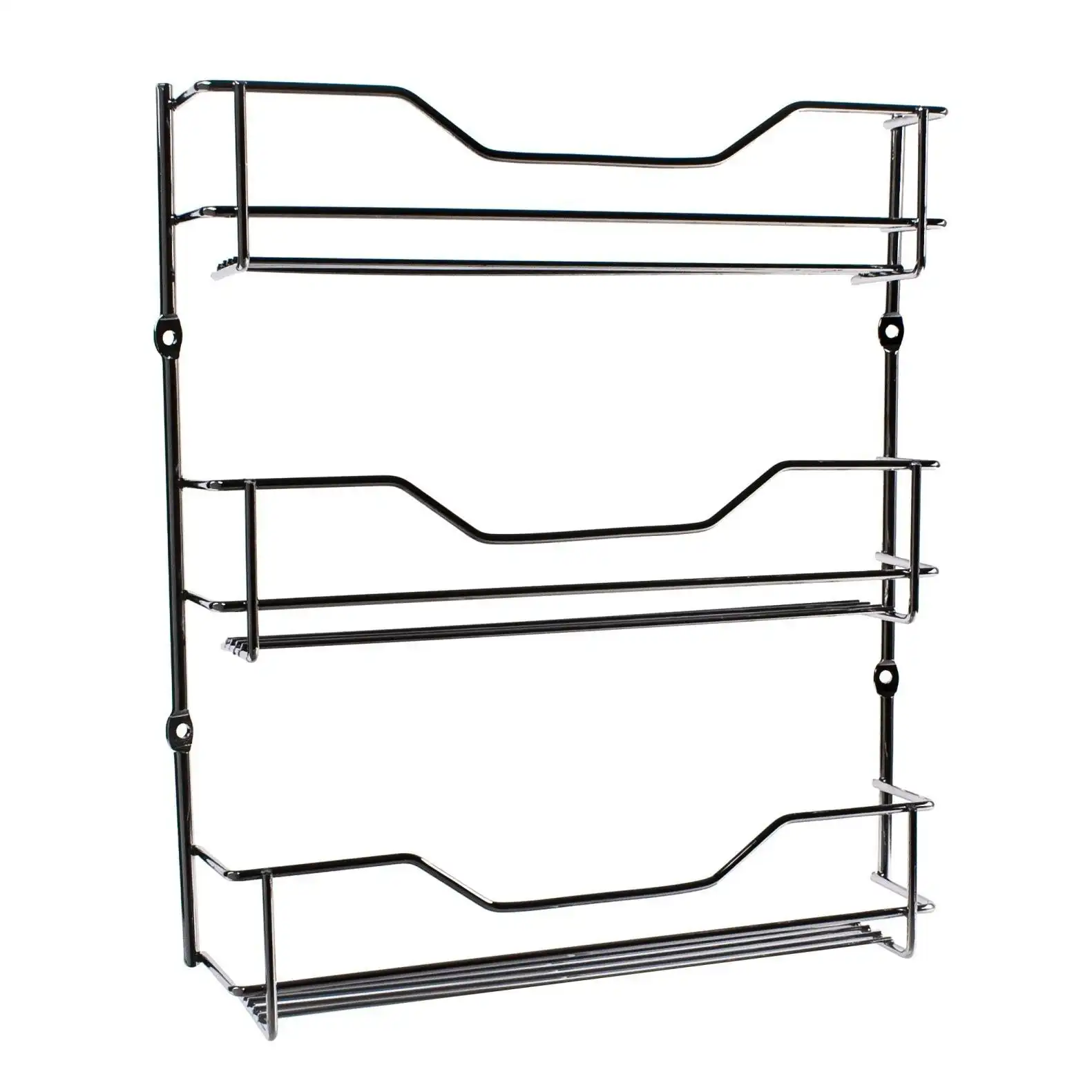 Entree 3 Tier Spice Rack    Chrome   Silver