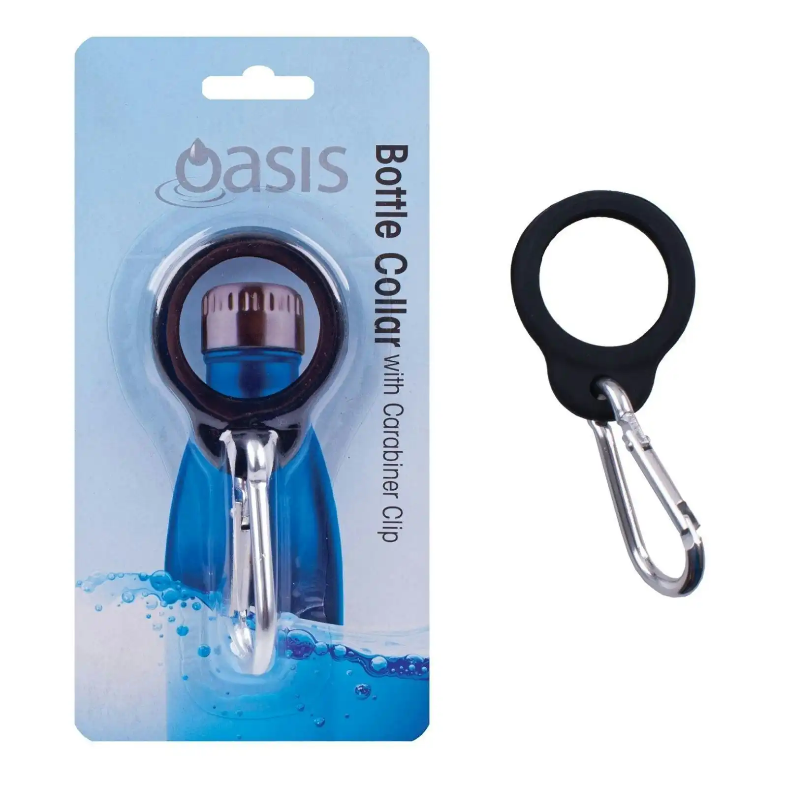 Oasis Bottle Collar With Carabiner Clip