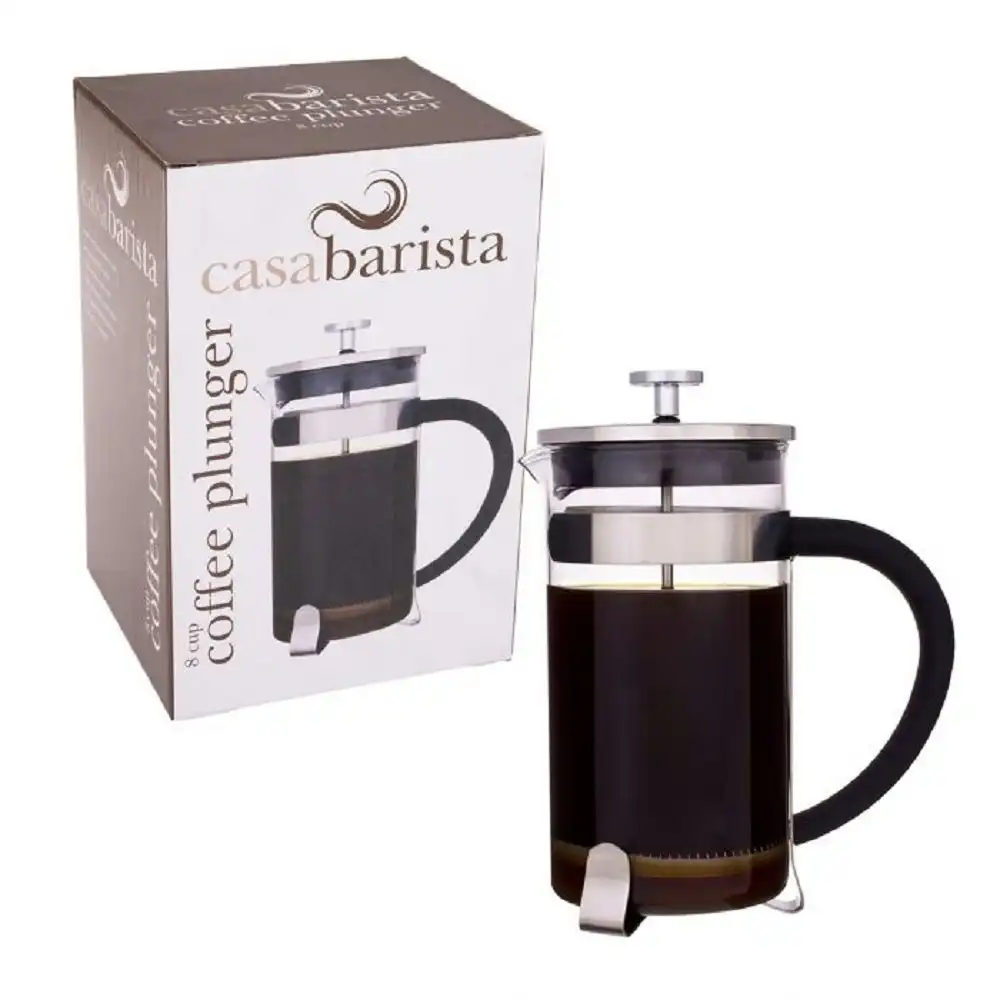 Casabarista Coffee Plunger With Scoop 8 Cup 1 Litre