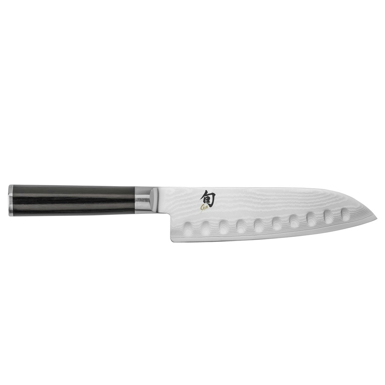 SHUN Classic Scalloped Santoku Knife 18cm Gift Boxed