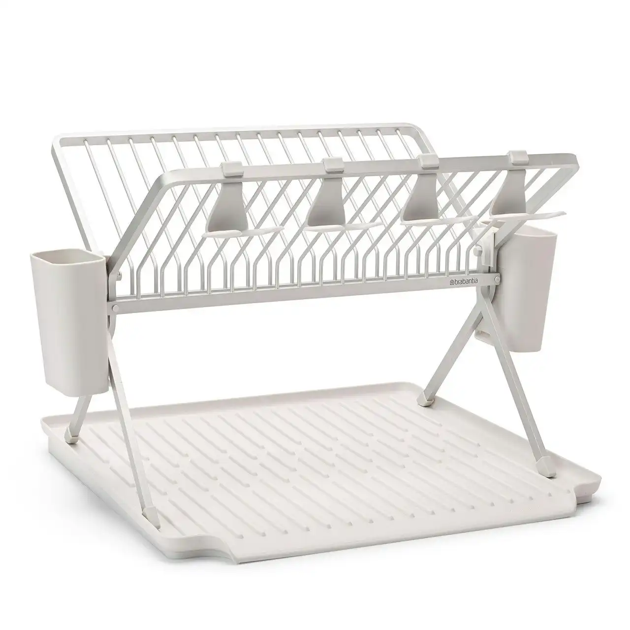 Brabantia Large Foldable Dish Drying Rack   Light Grey