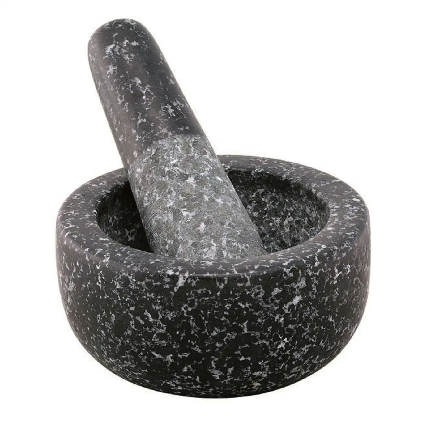 Avanti Black Specked Mini Mortar And Pestle 9.5cm