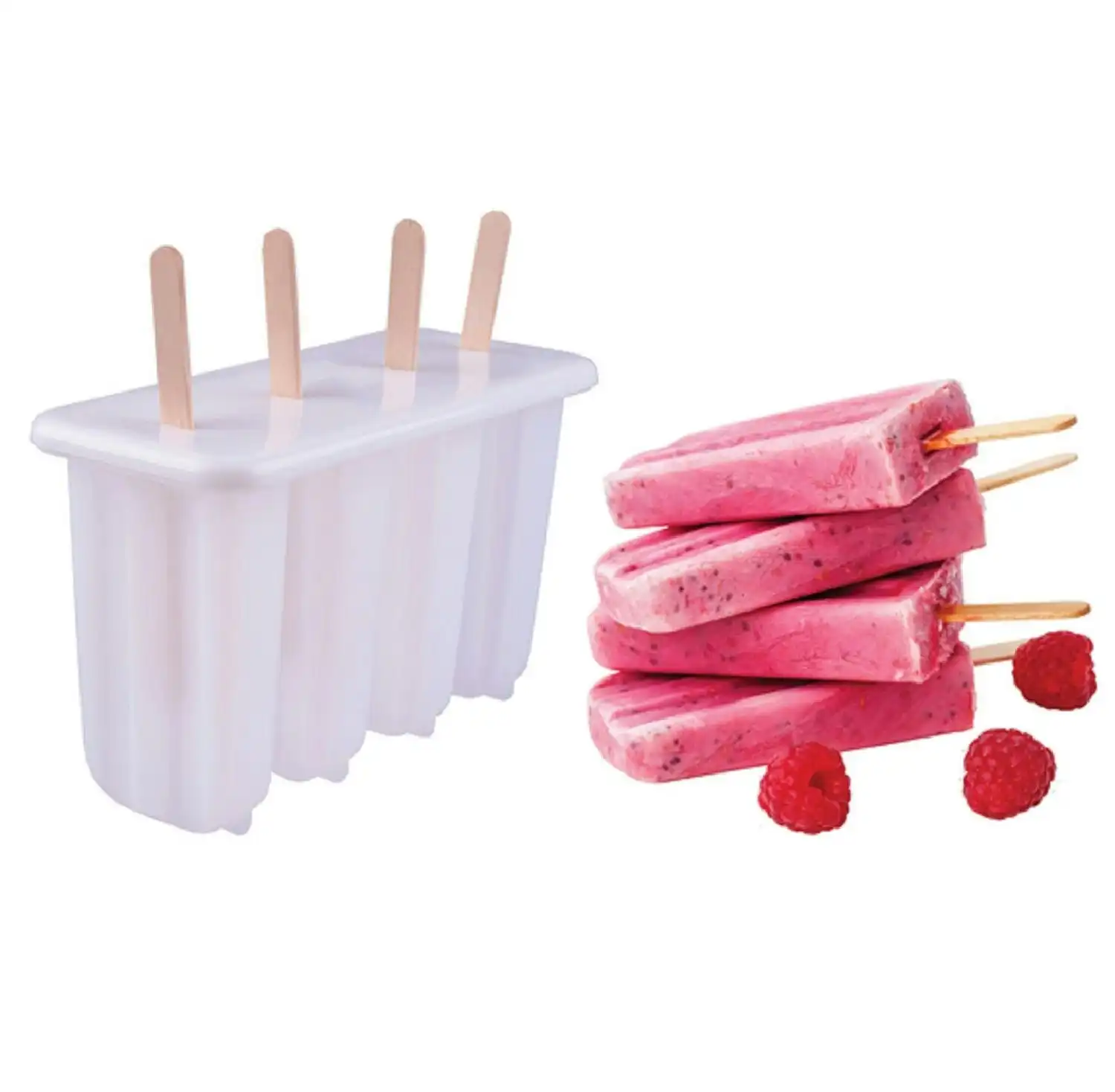 Appetito Classic Ice Pop Mould Set Of 4