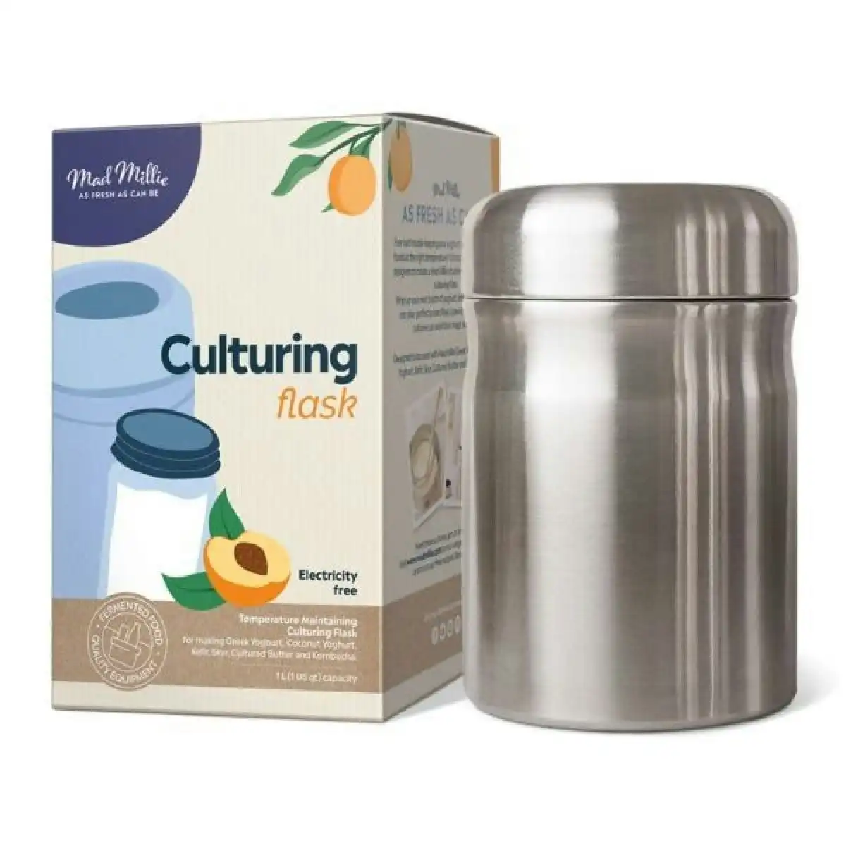 Mad Millie Culturing Flask 1l