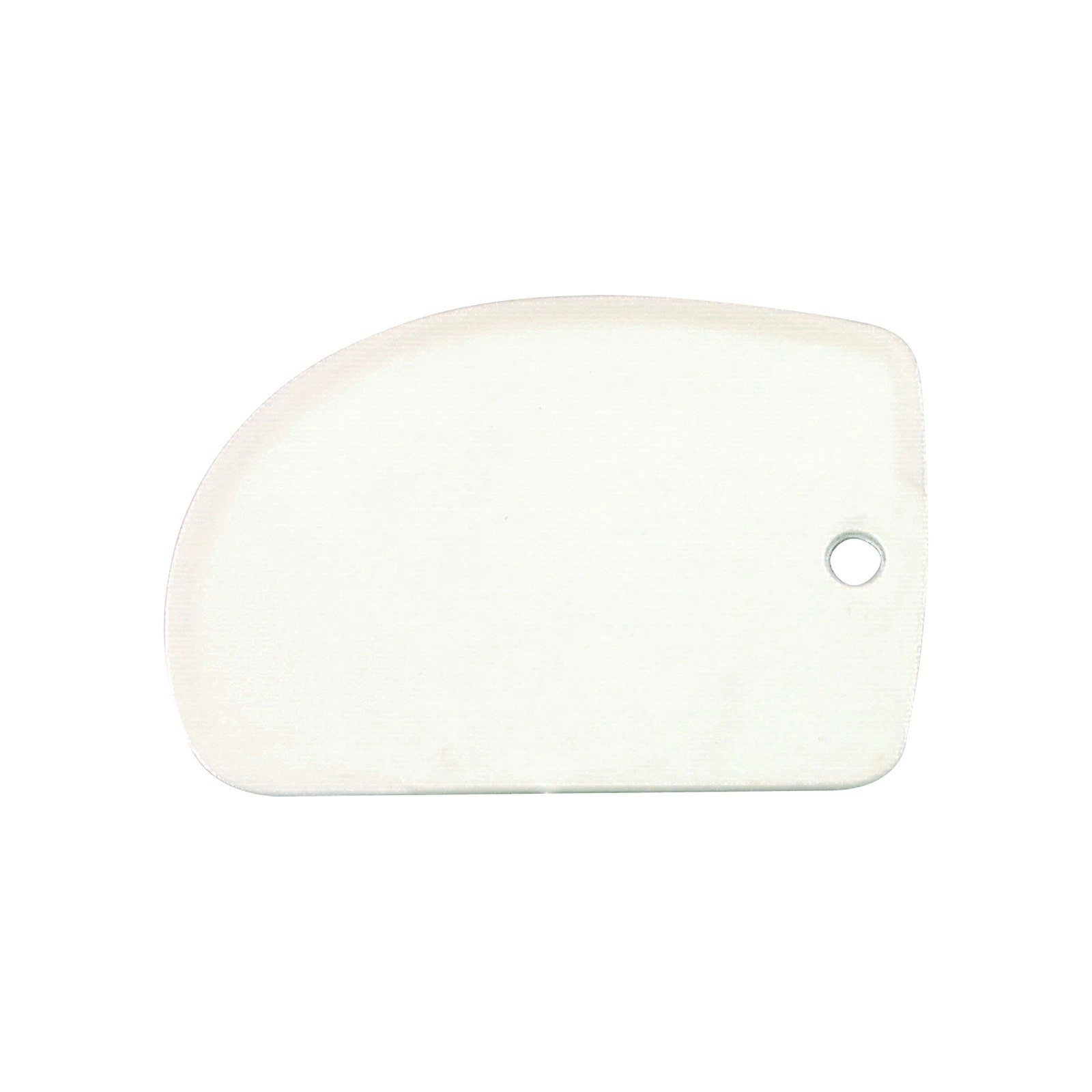 Chef Inox White Plastic Dough Scraper