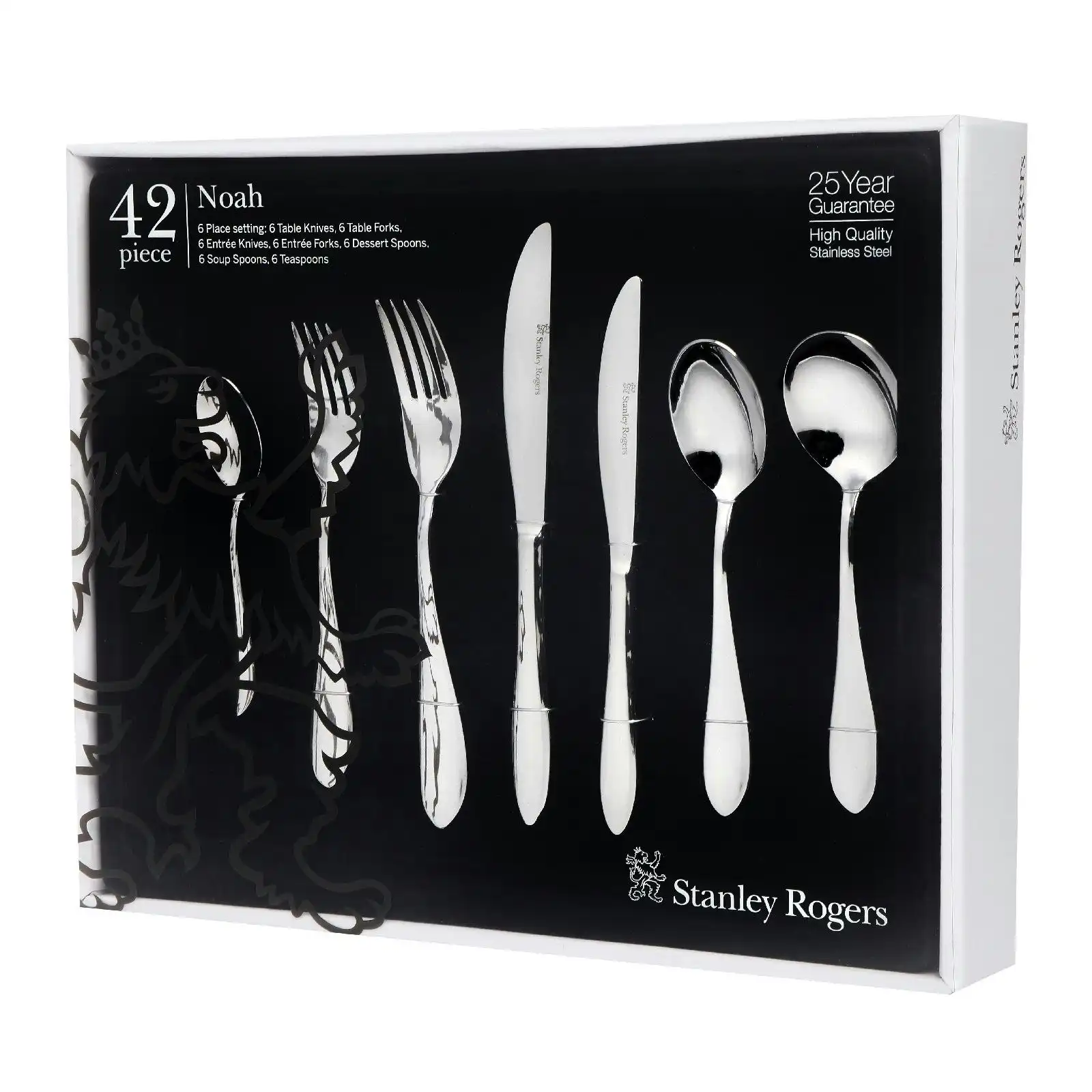 Stanley Rogers 42 Piece Noah Cutlery Set