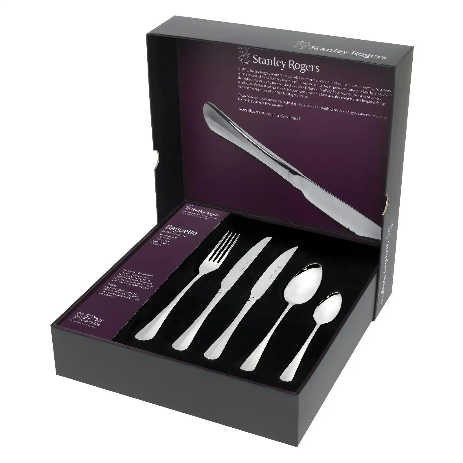 Stanley Rogers 40 Piece Baguette Cutlery Set