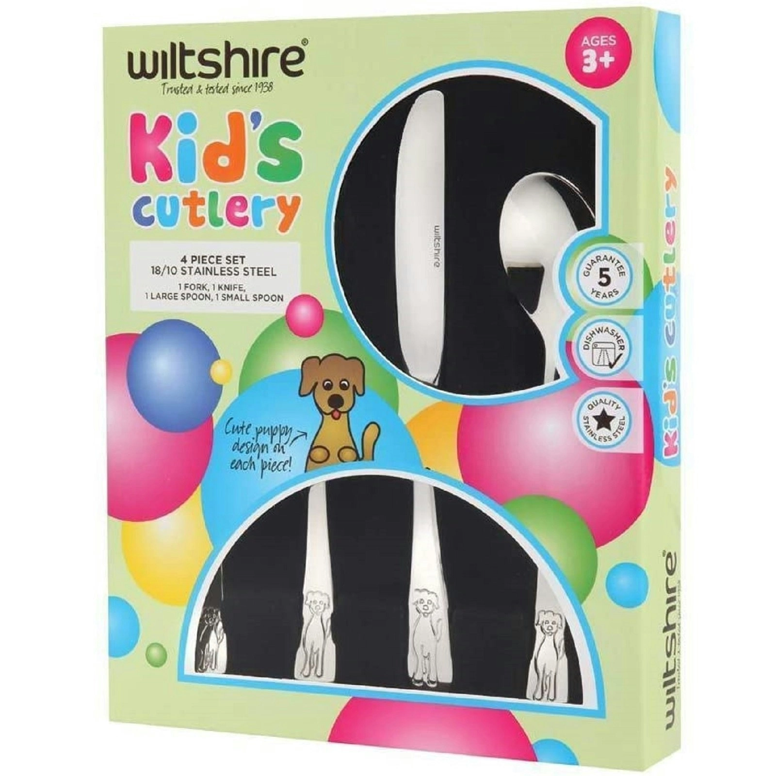 Wiltshire Children's Cutlery Set   Puppy