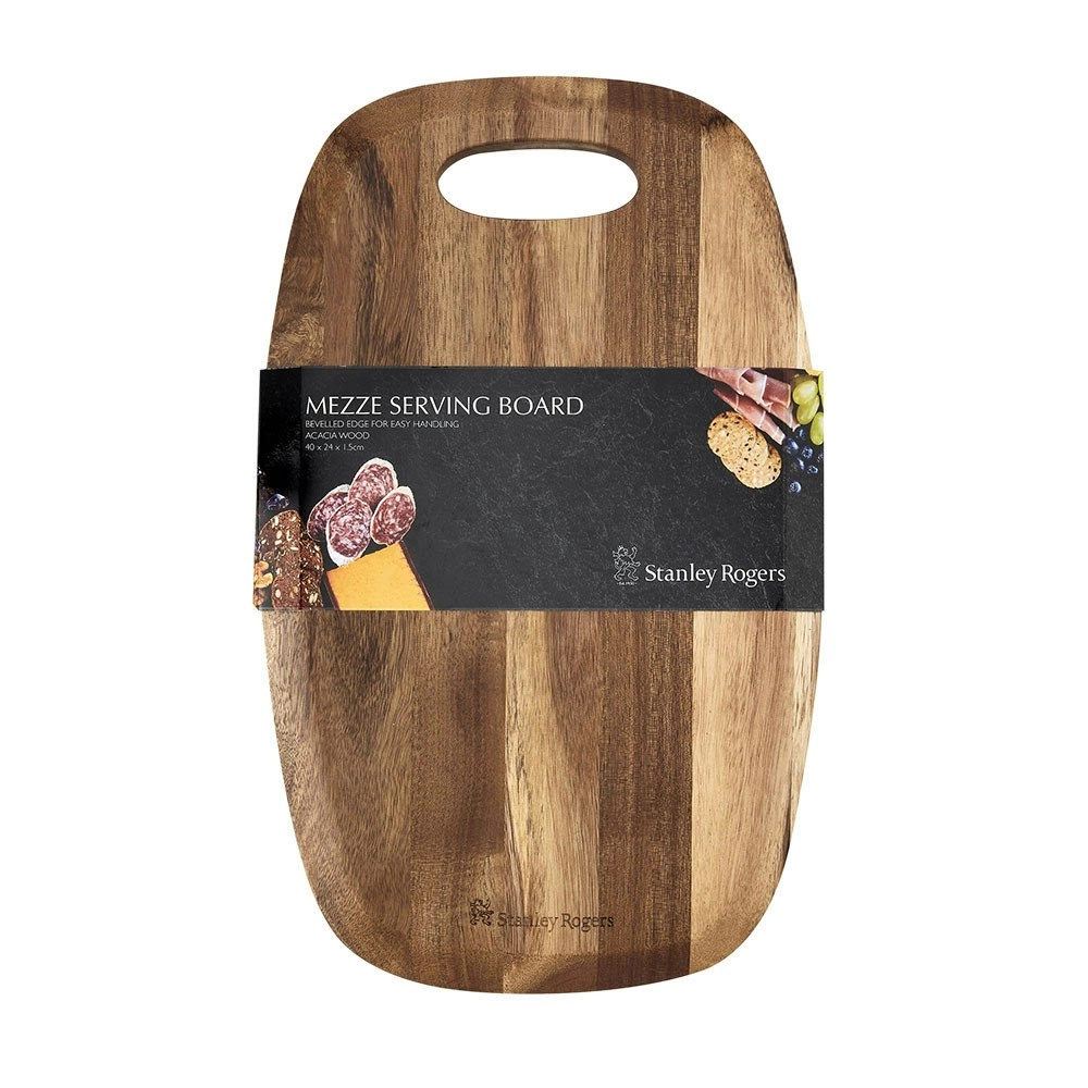 Stanley Rogers ACACIA WOOD MEZZE SERVING BOARD 40 x 24cm