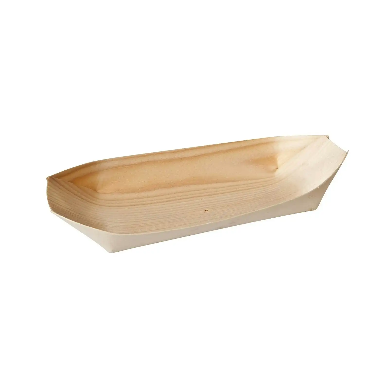 BIO WOOD BAMBOO OVAL FOOD SERVING BASKET 11cm x 6.5cm