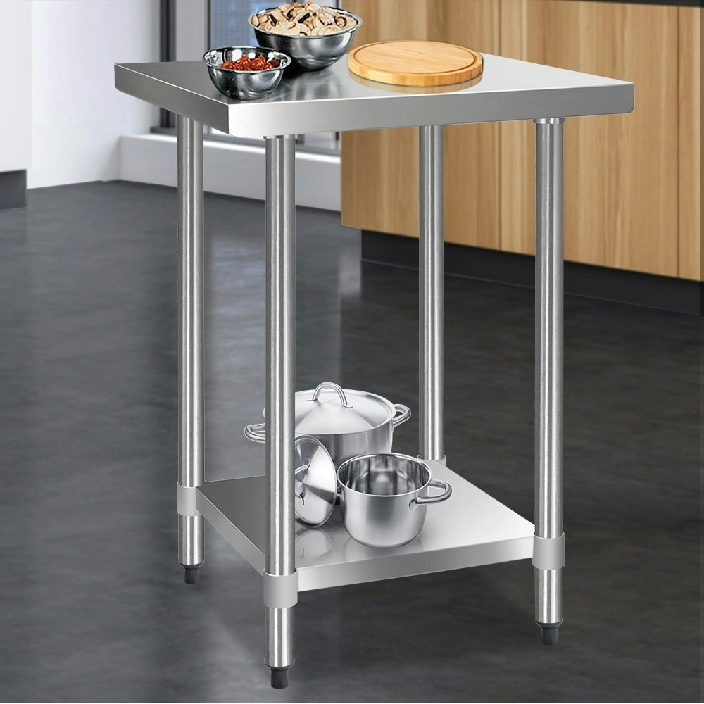 Cefito 610x610mm Stainless Steel Kitchen Bench 430