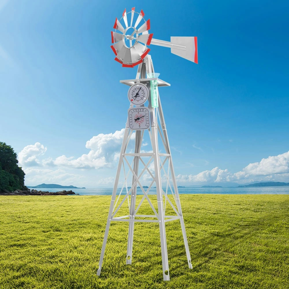 Gardeon Garden Windmill 4FT 146cm Metal Ornaments Outdoor Decor Ornamental