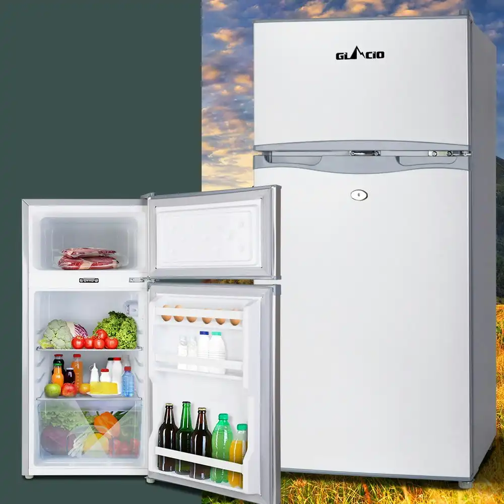 Glacio 100L Portable Fridge Freezer Bar Upright 12V/24V/240V Camping Caravan