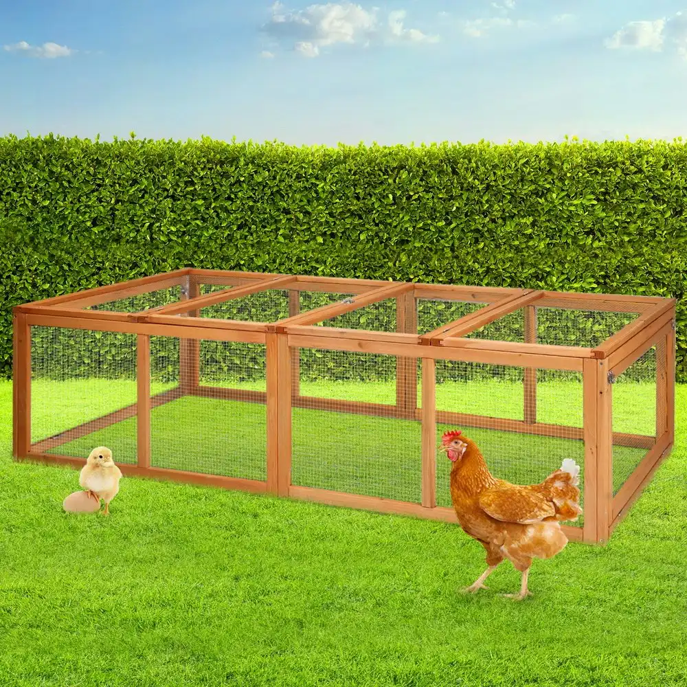 i.Pet Chicken Coop Rabbit Hutch 180cm Extra Large Wooden Chicken House Run XL Hen Cage