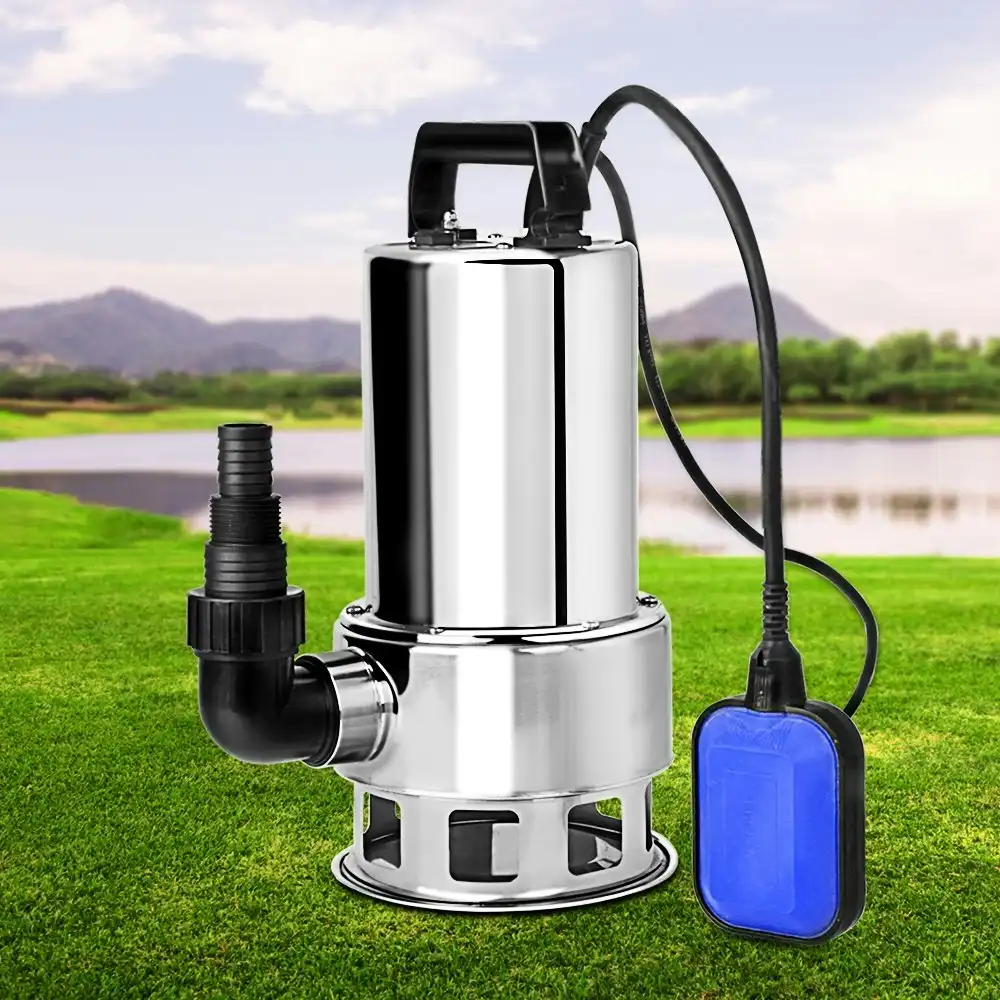 Giantz Garden Submersible Pump 1800W Dirty Water Bore Tank Well Steel Sewerage