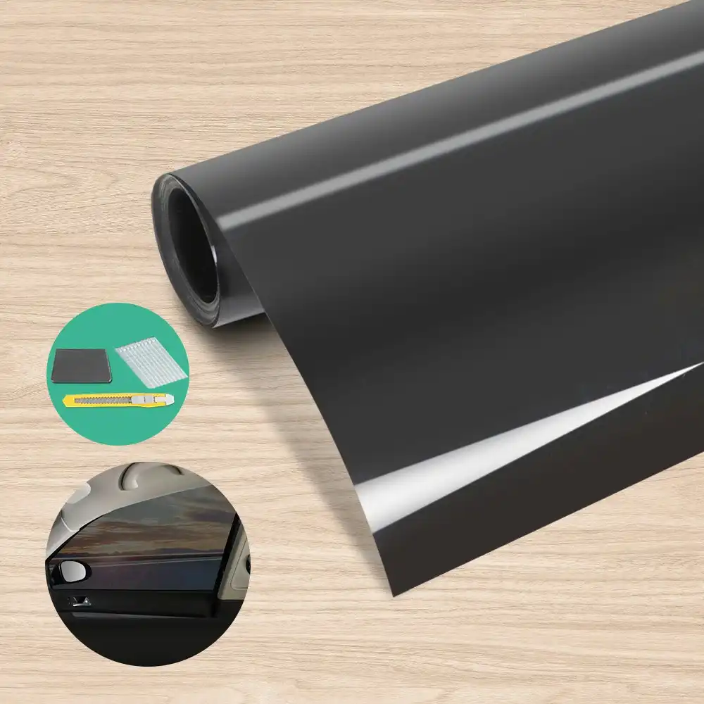 Giantz Window Tint Film Black Roll 15% VLT Home House 100cm X 30m Tinting tools