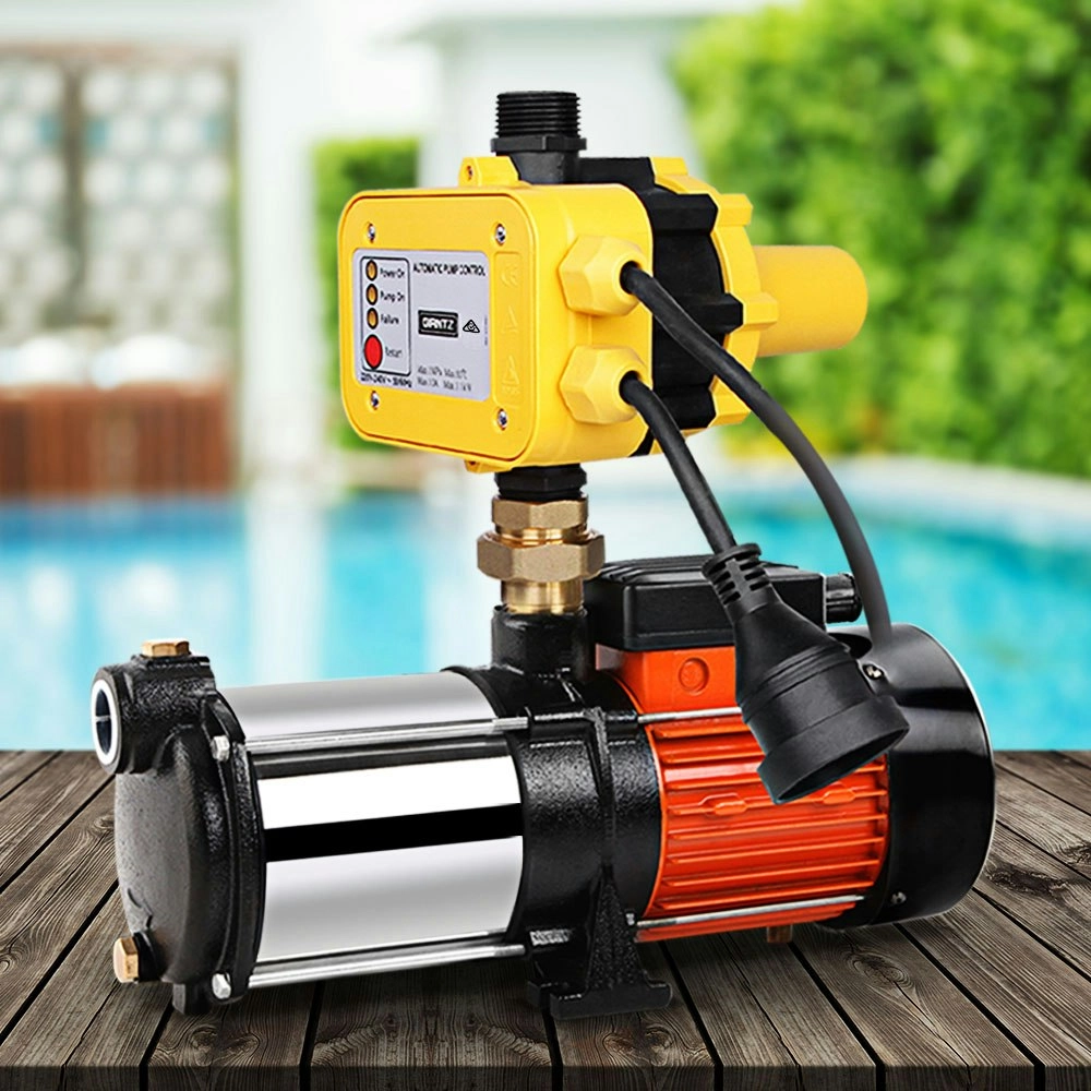 Giantz Garden Water Pump High Pressure 1800W Multi Stage Tank Rain Irrigation Yellow