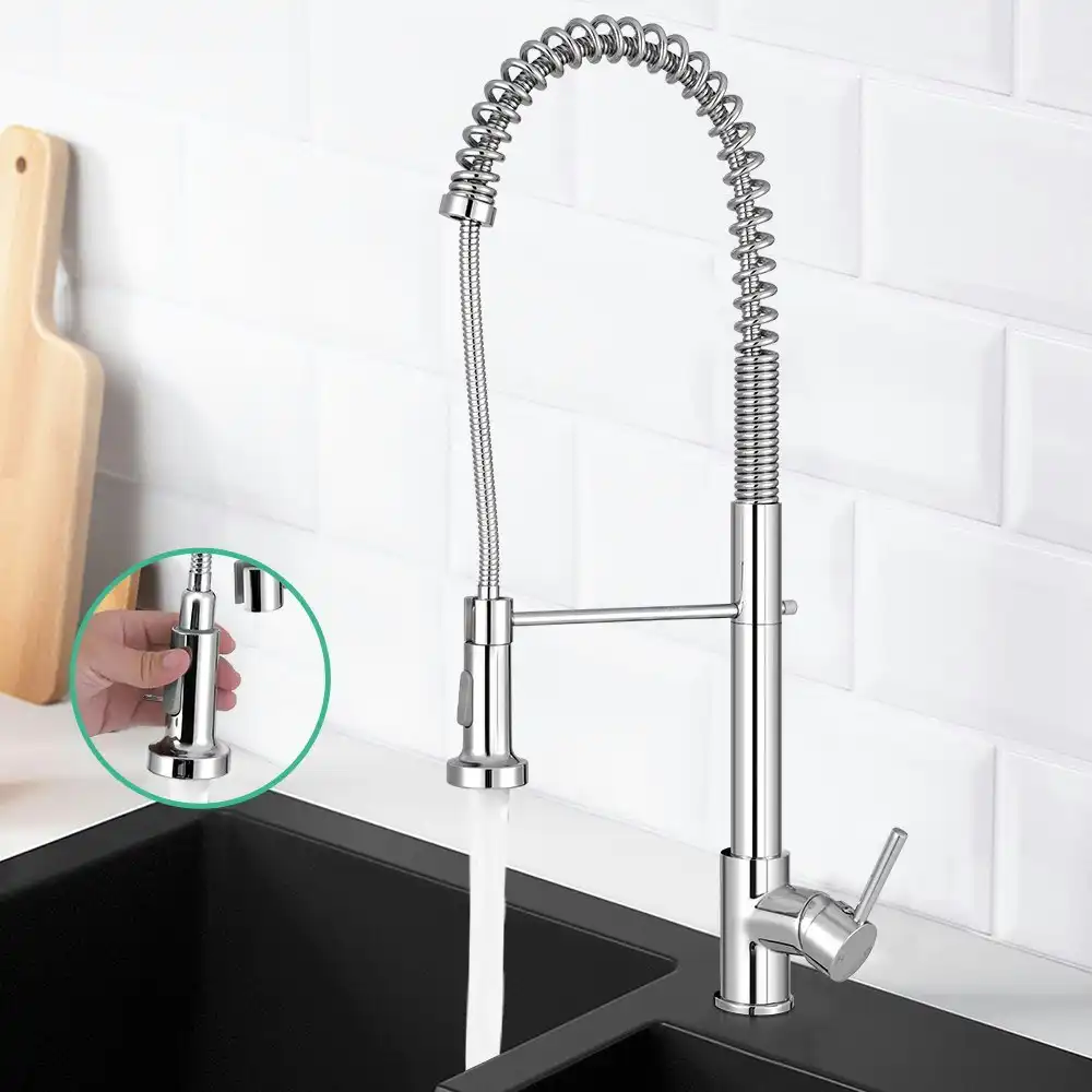 Cefito Kitchen Mixer Tap Pull Down 2 Modes Sink Faucet Basin Laundry Chrome