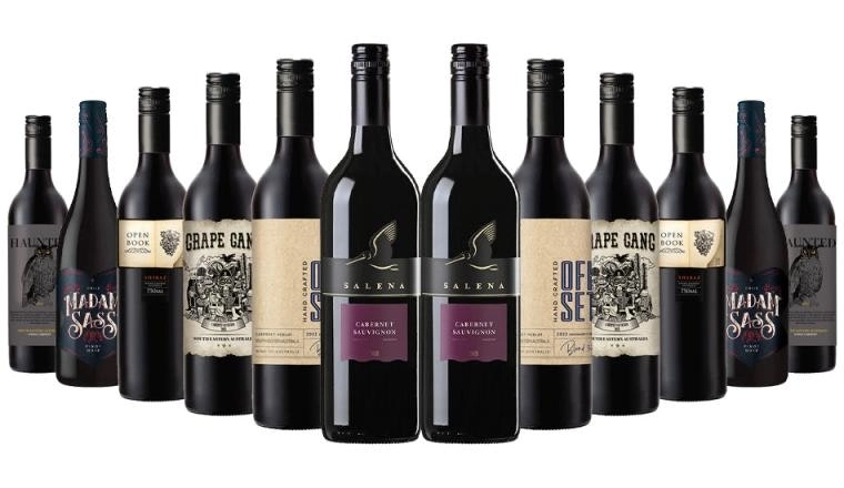 Spring Clearance Red Wine Dozen Mixed - 12 Bottles