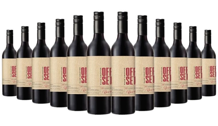 Off Set Shiraz 2023 Red Wine - 12 Bottles