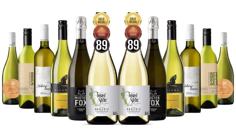 Spring Clearance White Wine Dozen Mixed - 12 Bottles