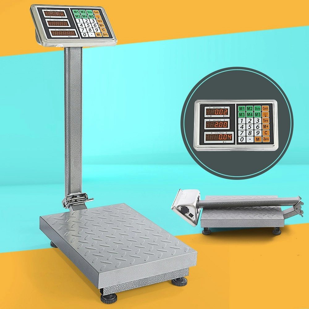 Krear 300KG Digital Platform Scale Commercial Electronic Computing Shop Postal Weight Floor Scales