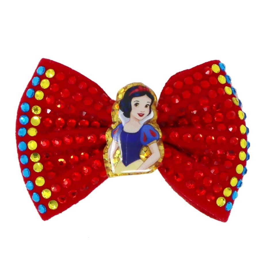 Disney Princess Snow White Red Sparkling Rhinestone Hair Bow