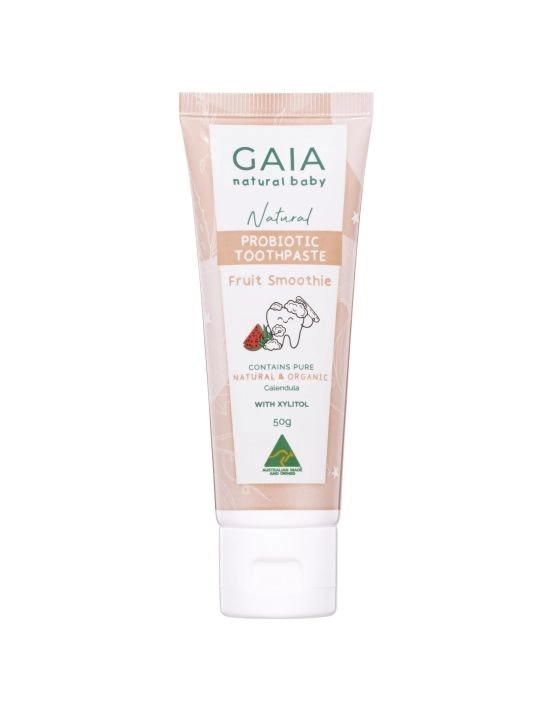 Gaia Natural Baby Probiotic Toothpaste Fruit Smoothie 50g