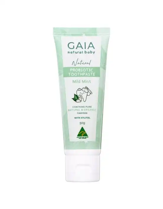 Gaia Natural Baby Probiotic Toothpaste Mild Mint 50g