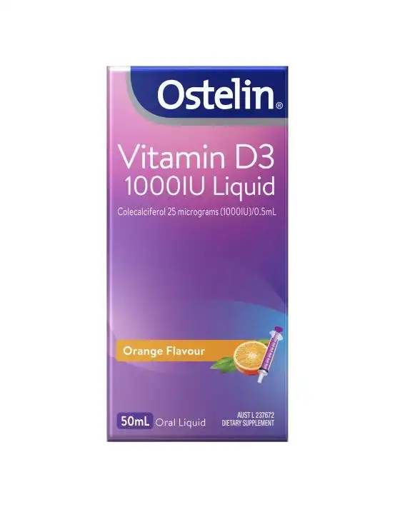 Ostelin Vitamin D3 1000IU Liquid 50mL