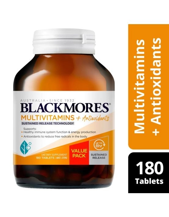 Blackmores Sustained Release Multi + Antioxidants 180 Tablets