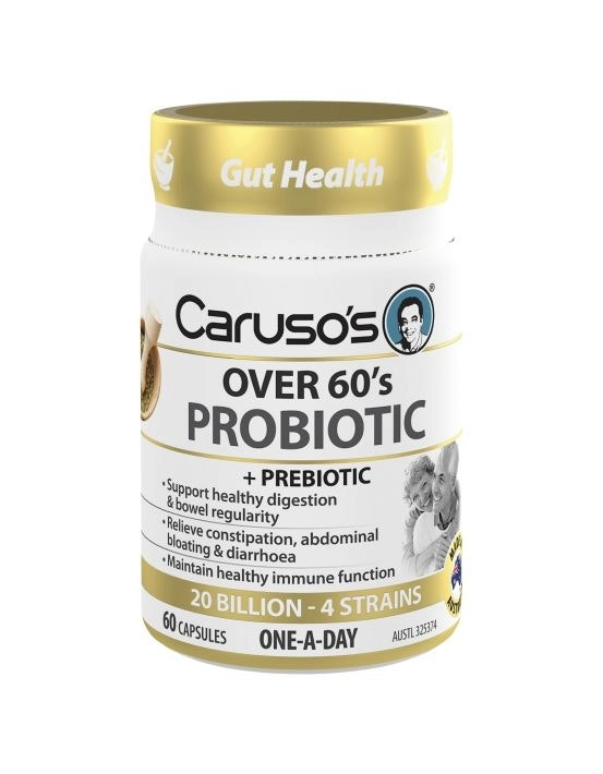 Caruso's Natural Health Probiotic - Over 60S 60 Capsules