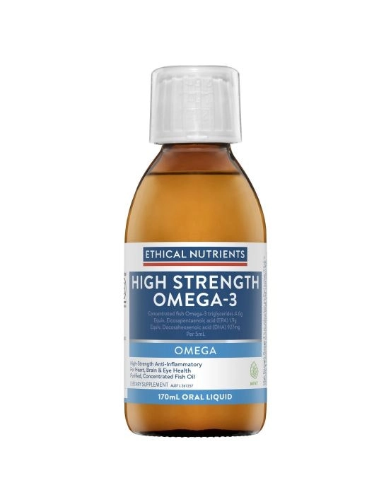 Ethical Nutrients High Strength Omega-3 Fresh Mint 170mL