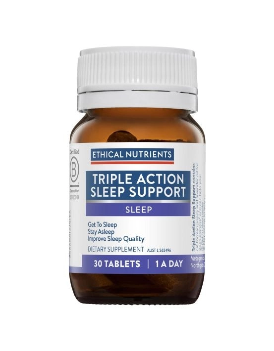 Ethical Nutrients Triple Action Sleep Support 30 Tablets