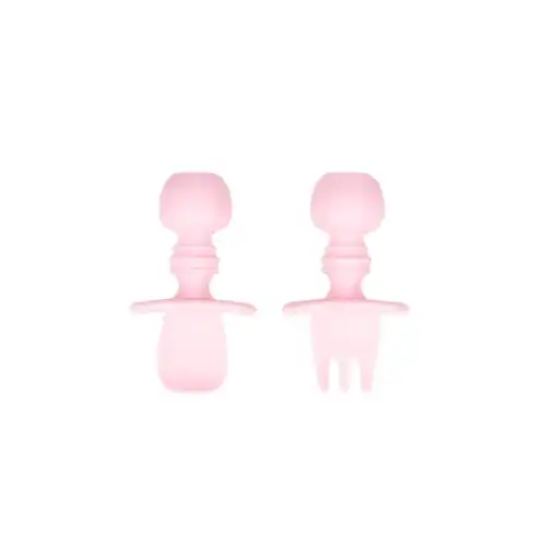 Bumkins Silicone Chewtensils - Pink