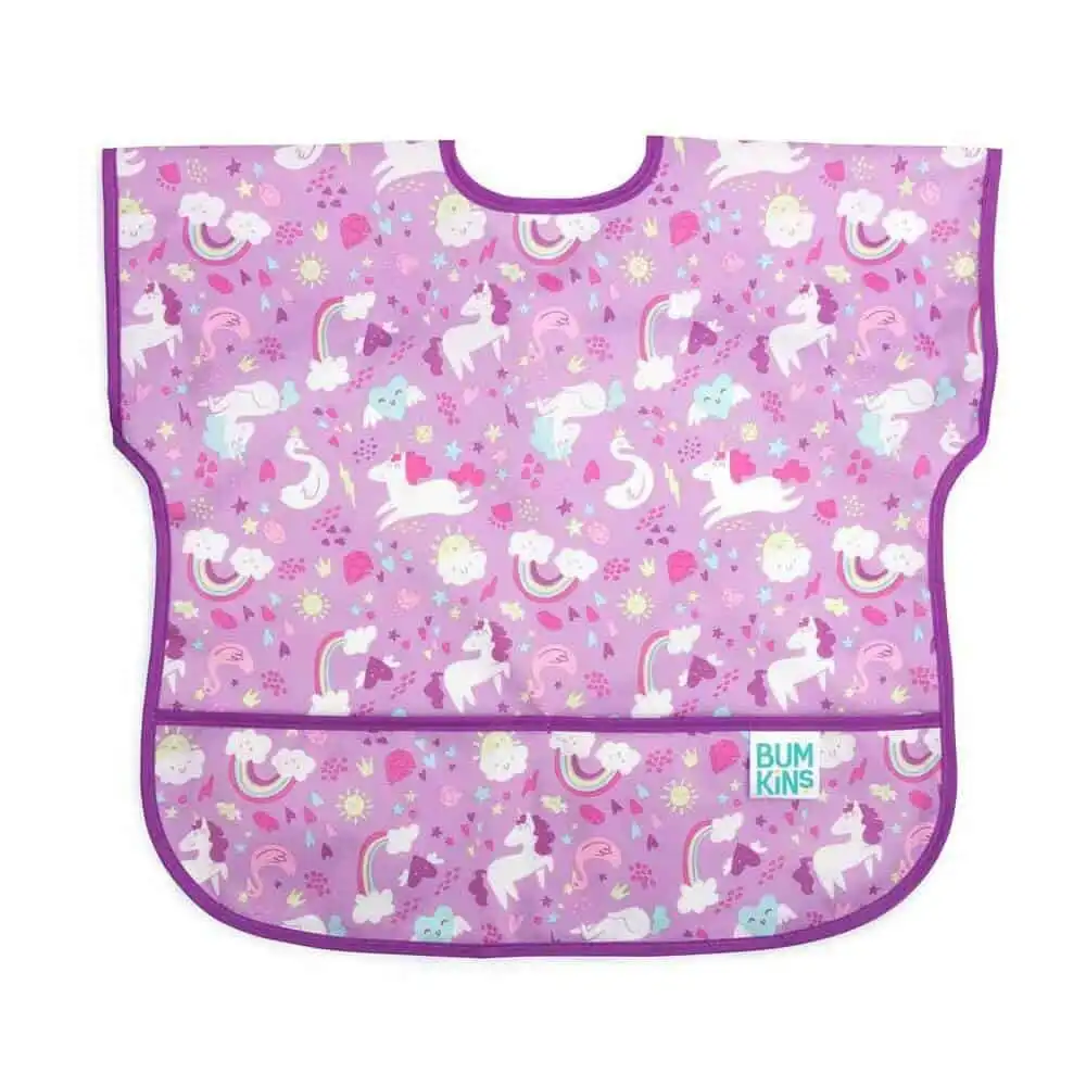 Bumkins Waterproof Junior Bib - Unicorns