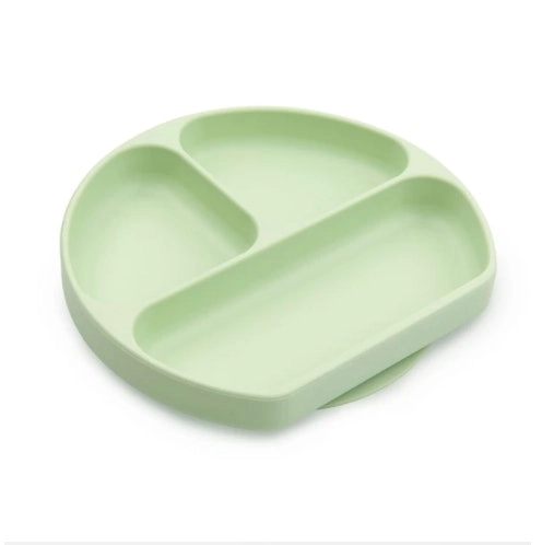 Bumkins Silicone Grip Dish - Sage