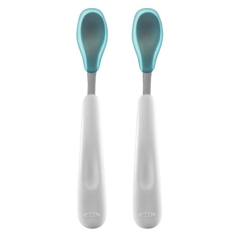 OXO Tot Feeding Spoon Set - Aqua