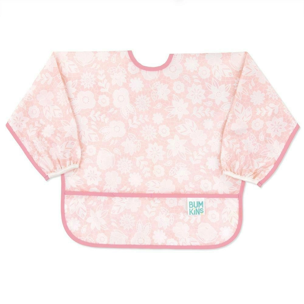 Bumkins Waterproof Sleeved Bib - Lace