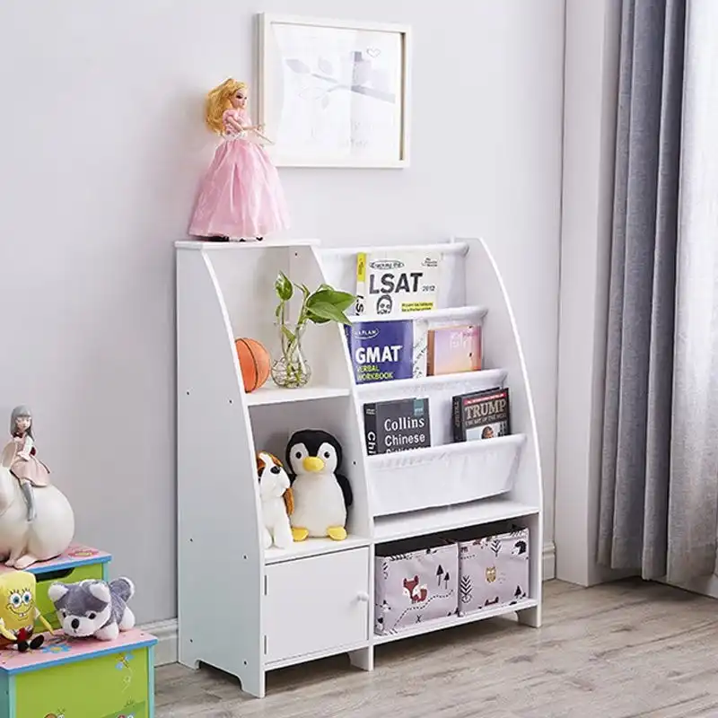 All 4 Kids Victoria Kids Bookcase with Toy Storage