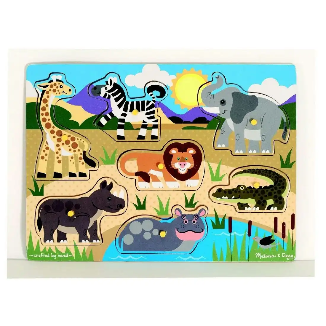 Melissa & Doug Safari Peg Puzzle