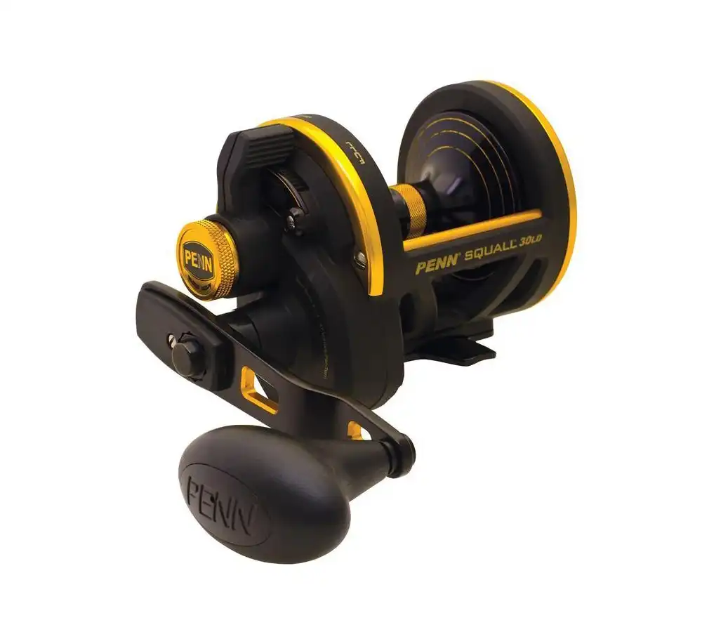 Penn Squall 40LDLH Lever Drag Overhead Fishing Reel - Left Handed