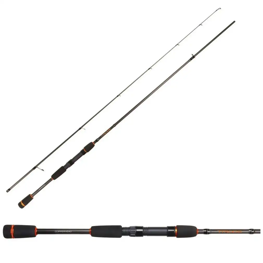 7ft TT Rods Copperhead 1-3kg Fishing Rod - 2 Pce Split Butt Spin Rod