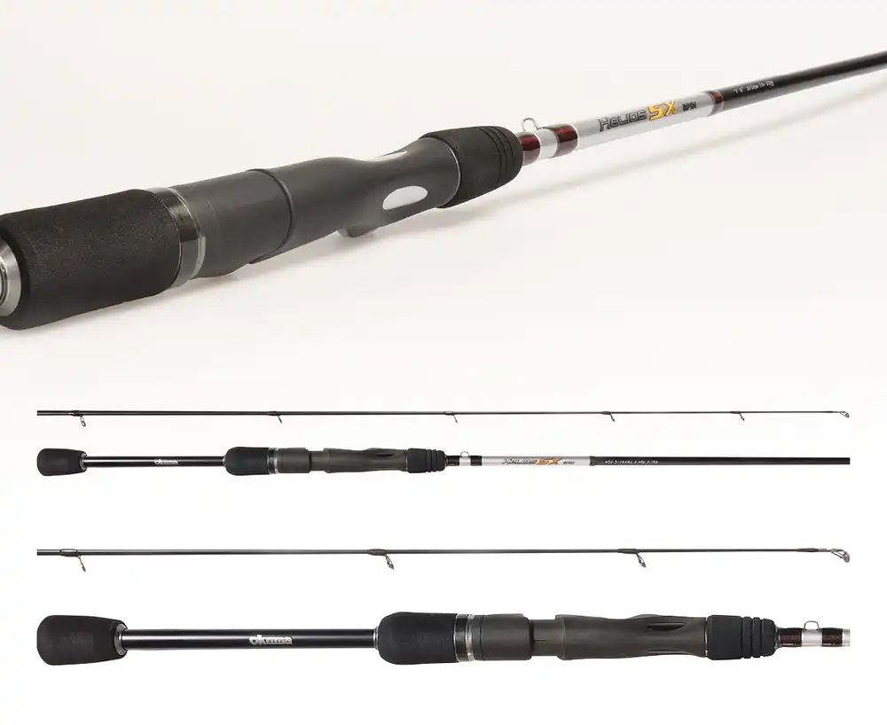 7ft Okuma Helios SX 2-4kg Spin Rod - 2 Piece Carbon Spinning Fishing Rod