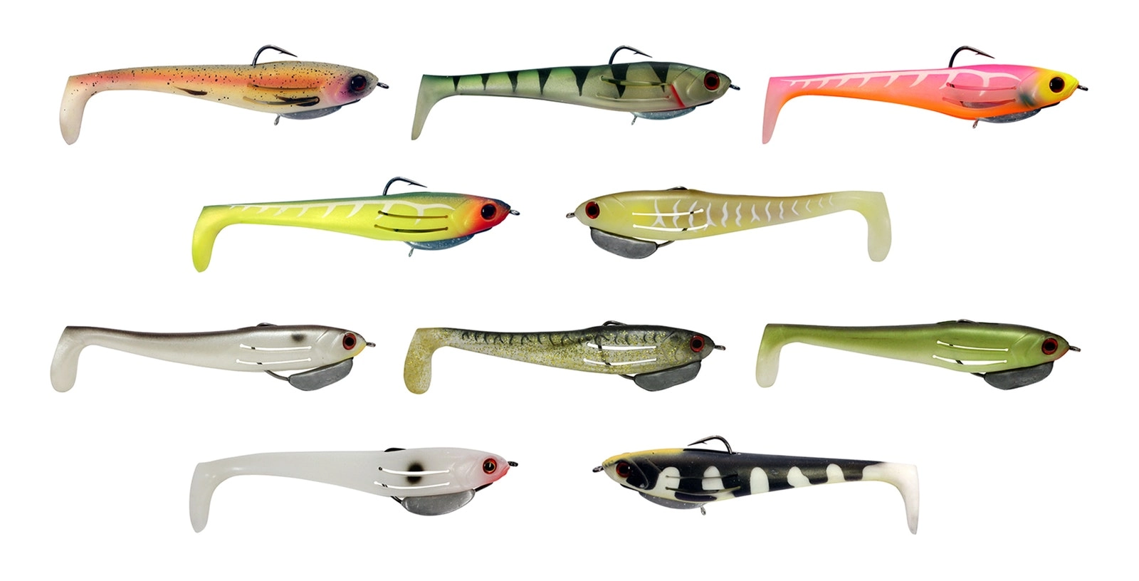 3.5 Inch Zerek Flat Shad Pro Snagless Soft Plastic Fishing Lure