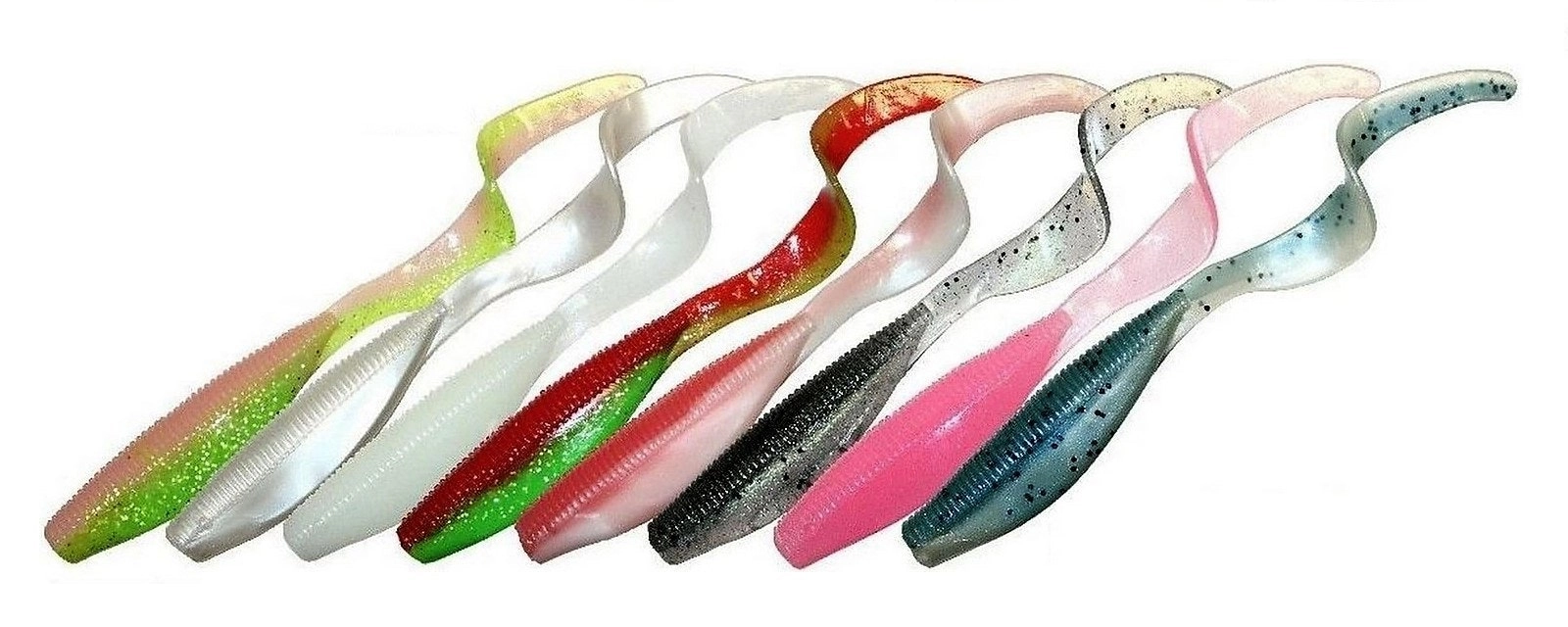 Zman 5" Streakz Curly Tailz - 4 Pack of Z man Soft Plastics Fishing Lures