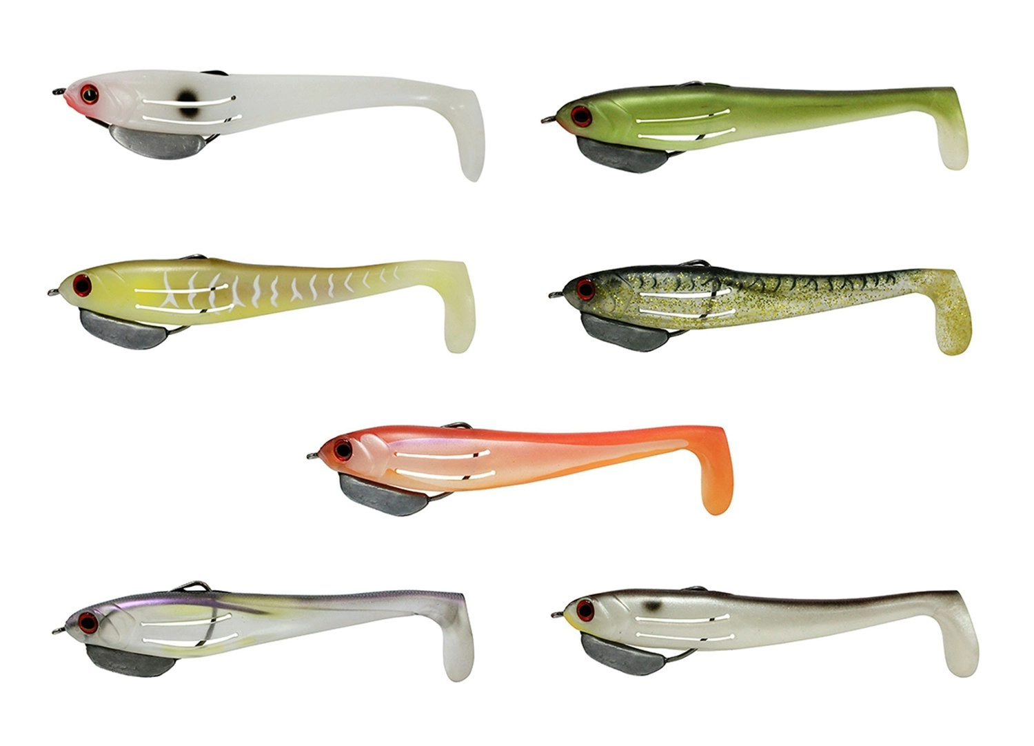 9 Inch Zerek Flat Shad Pro Snagless Soft Plastic Fishing Lure